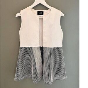 Anthropologie Luii Cotton and Mesh Vest